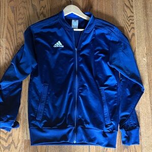 Adidas Men's dark blue sports jacket, size medium